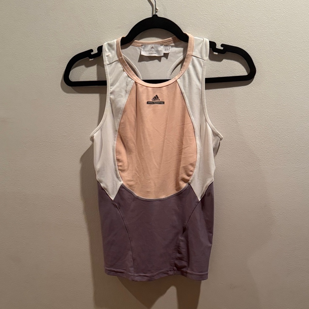 Stella McCartney Adidas Barricade Kids Colorblock Tank Top - Medium